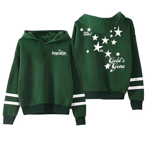 Freya Skye Gold's Gone Hoodie Pocketless Parallel Bars Sleeve Streetwear Men Women Hooded Sweatshirt