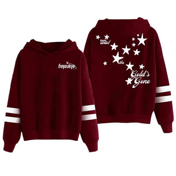 Freya Skye Gold's Gone Hoodie Pocketless Parallel Bars Sleeve Streetwear Men Women Hooded Sweatshirt