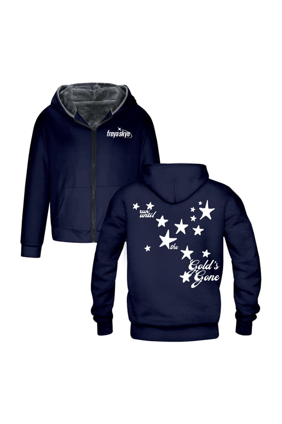 Freya Skye Gold's Gone Outerwear Coat Long Sleeve Zipper Hoodie Men Women Hooded Jacket Parkas