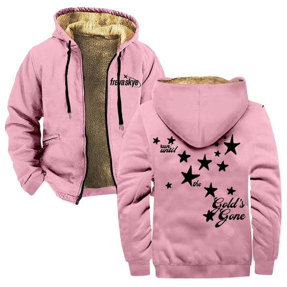 Freya Skye Gold's Gone Zipper Hoodies Women Men Jacket Parkas Long Sleeve Fashion Streetwear Coat