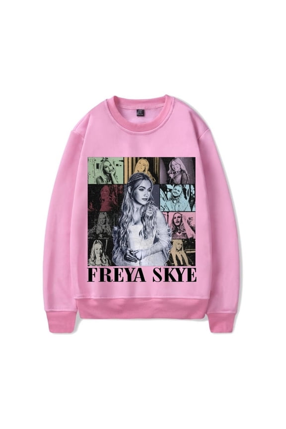 Freya Skye Live Tour Fan Art Print Merch Long Sleeve New Logo Pullover Unisex Fashion Streetwear Sports Tops For Fans