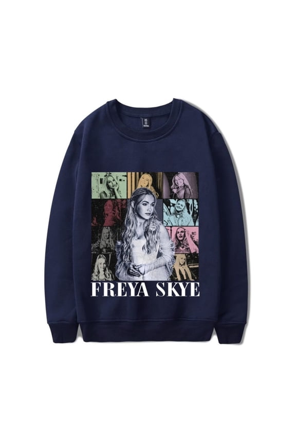 Freya Skye Live Tour Fan Art Print Merch Long Sleeve New Logo Pullover Unisex Fashion Streetwear Sports Tops For Fans