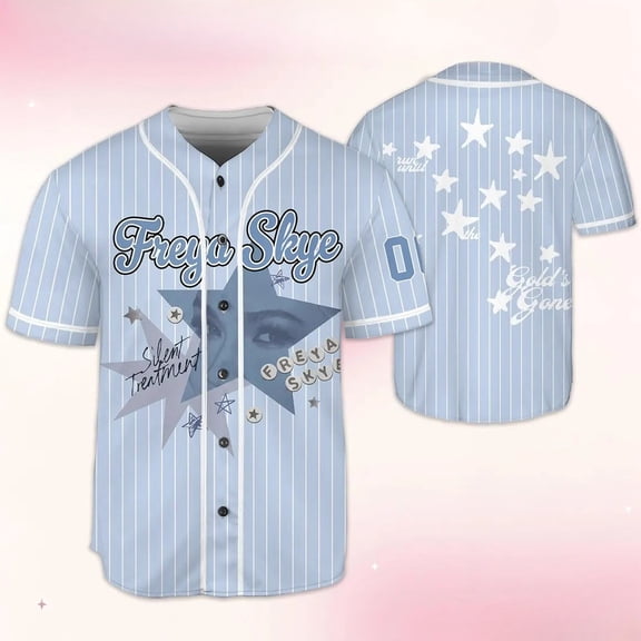 Freya Skye Merch Baseball Shirt Vintage Unisex Tops Tee Jersey Outdoor Tee Streetwear Fashion y2k Top