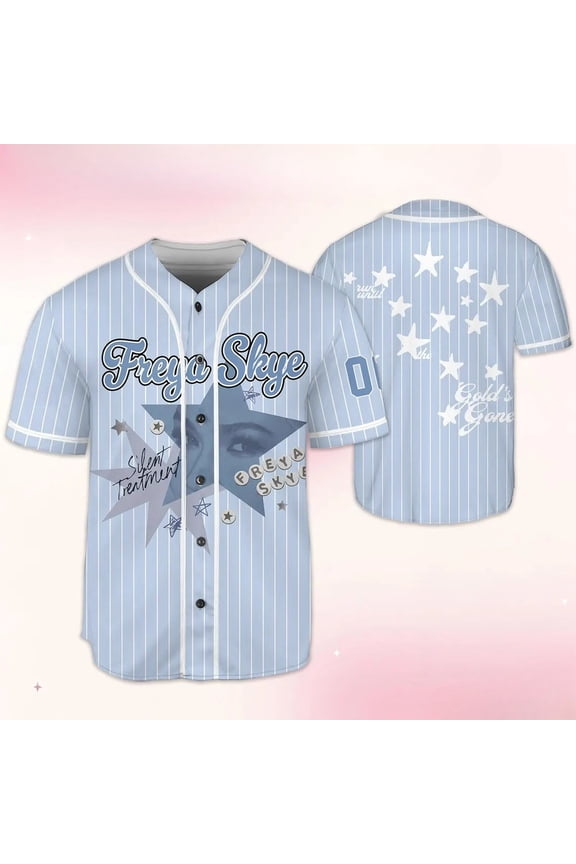Freya Skye Merch Baseball Shirt Vintage Unisex Tops Tee Jersey Outdoor Tee Streetwear Fashion y2k Top