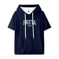 thumbnail image 1 of Freya Skye Merch Hooded T-Shirts Women Men Short Sleeve Tee Casual Fashion Clothes, 1 of 3