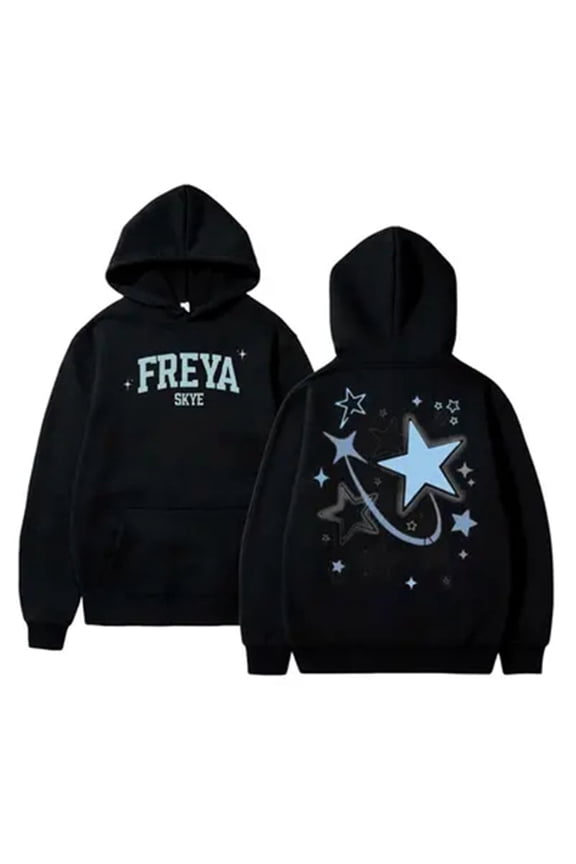 Freya Skye Merch New Logo Pullover Hoodie - Unisex Pocket Long Sleeve Streetwear