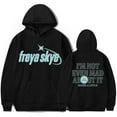 thumbnail image 1 of Freya Skye Merch “Not Even Mad About lt” Print Hoodie – Unisex Graphic Pullover Sweatshirt, Casual Streetwear Gift for Music Lovers, 1 of 7