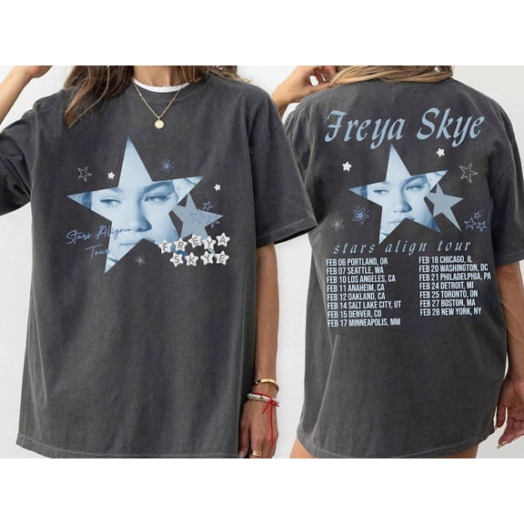 Freya Skye Merch Shirt Vintage Unisex  Tee Outdoor Tee Tops Fashion y2k Top