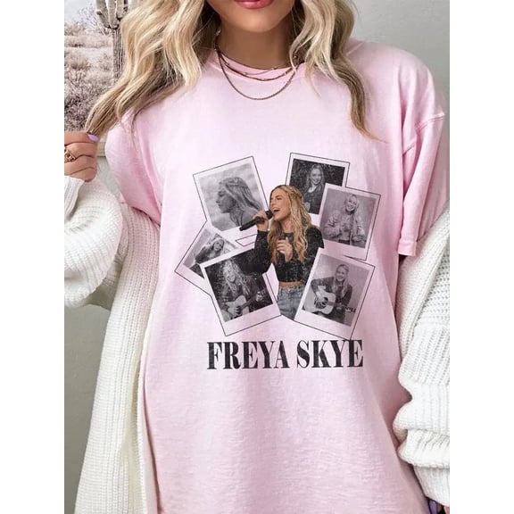 Freya Skye Merch Shirt Vintage Unisex Tops Tee Jersey Outdoor Fashion Tee y2k Top