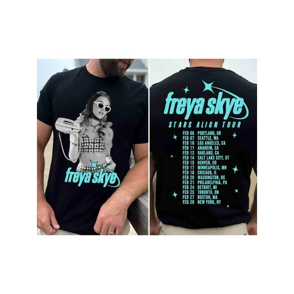 Freya Skye Merch Shirt Vintage Unisex Tops Tee Jersey Outdoor Tee Fashion y2k Top