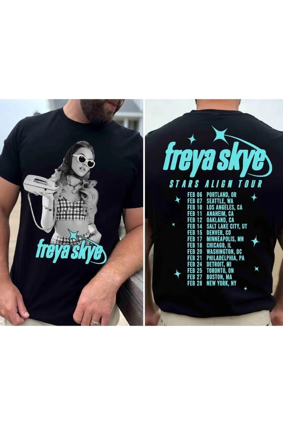 Freya Skye Merch Shirt Vintage Unisex Tops Tee Jersey Outdoor Tee Fashion y2k Top