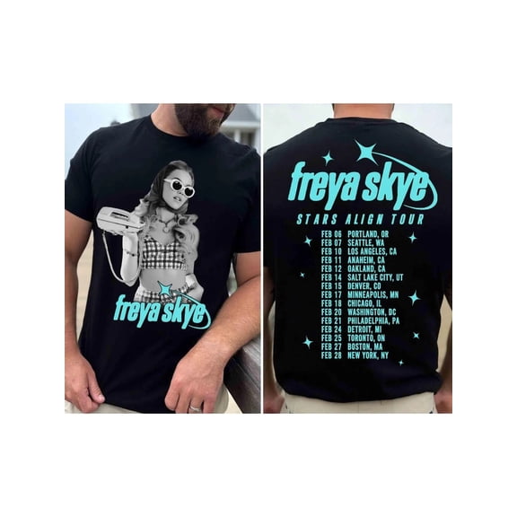 Freya Skye Merch Shirt Vintage Unisex Tops Tee Jersey Outdoor Tee Fashion y2k Top