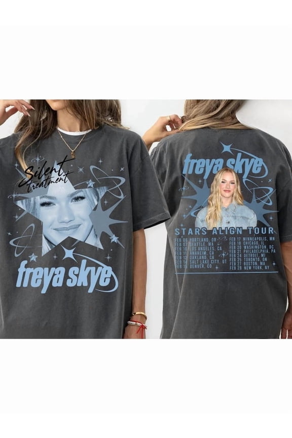 Freya Skye Merch Shirt Vintage Unisex Tops Tee Jersey Outdoor Tee Fashion y2k Top