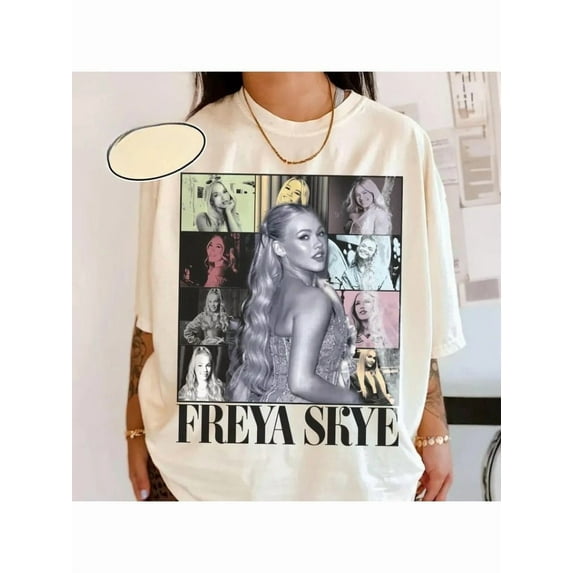 Freya Skye Merch Shirt Vintage Unisex Tops Tee Jersey Outdoor Tee Fashion y2k Top