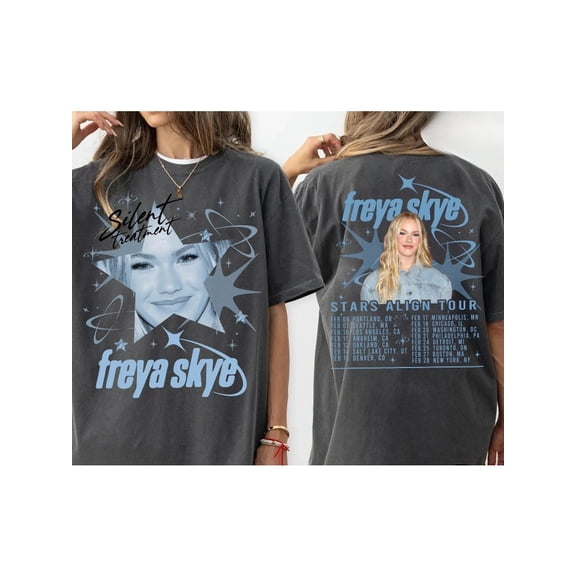Freya Skye Merch Shirt Vintage Unisex Tops Tee Jersey Outdoor Tee Fashion y2k Top