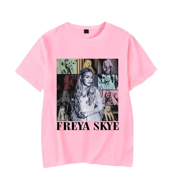Freya Skye Merch Short Sleeve Stars Align Tour 2026 New Printed T-Shirt Casual Crewneck Unisex Fashion Tops