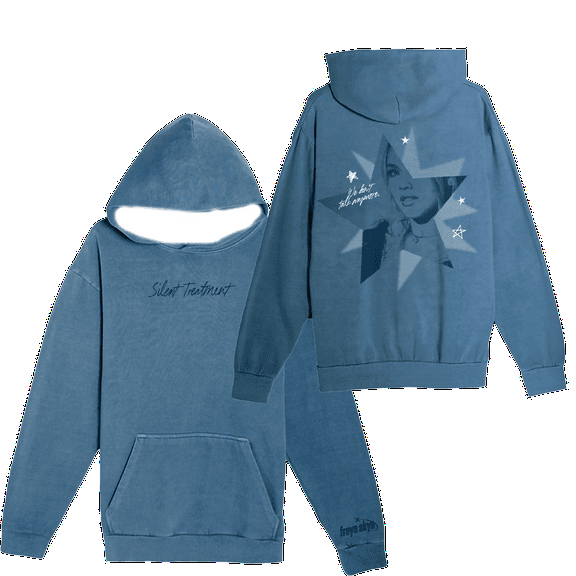 Freya Skye Merch Silent Treatment  Hooded Drawstring Pocket Sweatshirt Men/women  music tour  Pullover