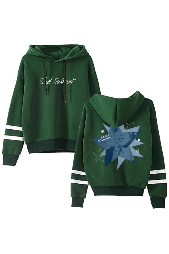 Freya Skye Merch Silent Treatment Hoodie Long Sleeve Pocketless Unisex Casual Fashion Sweatshirt