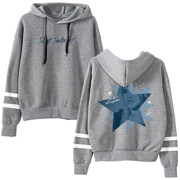 Freya Skye Merch Silent Treatment Hoodie Long Sleeve Pocketless Unisex Casual Fashion Sweatshirt