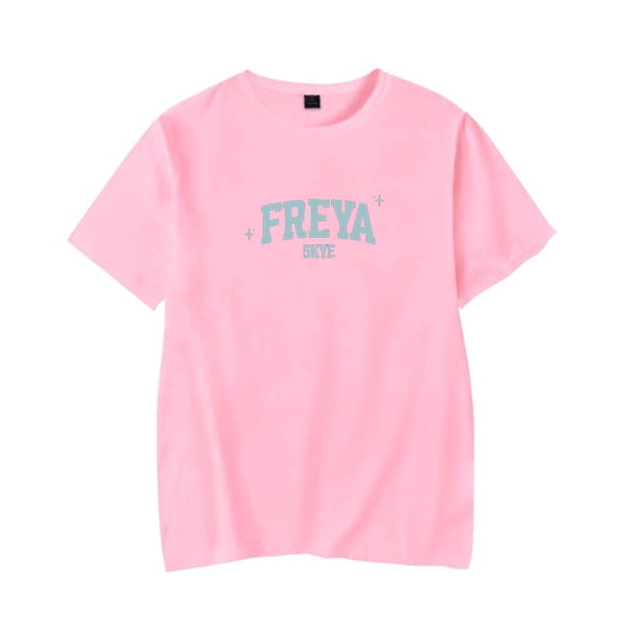 Freya Skye Merch T-Shirt Women Men Casual Crewneck Short Sleeve Fashion Tee