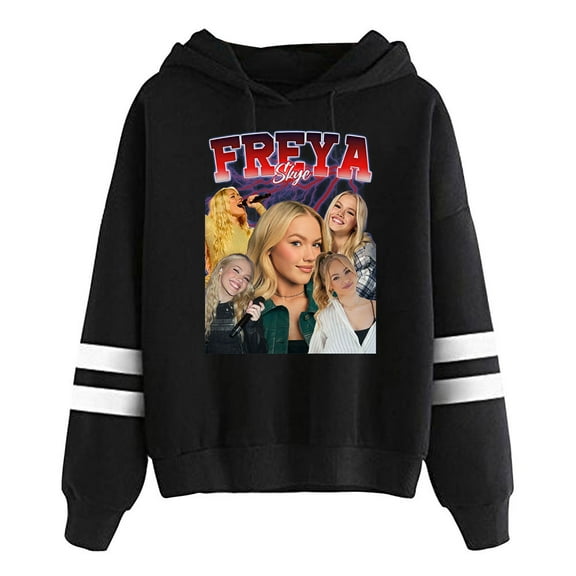 Freya Skye Pic Merch Hoodie Merch Unisex Bagless Pullover Winter Fashion Harajuku Hooded