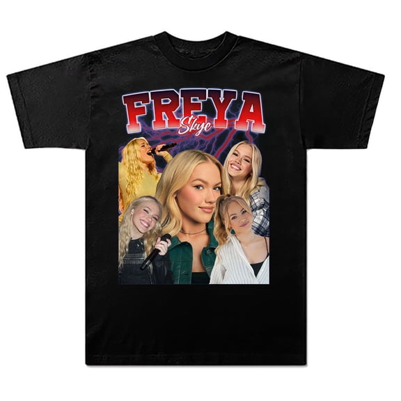 Freya Skye Pic Merch T-shirt Summer Unisex Short-sleeved Fashion Y2K Casual Stylish Design Tee