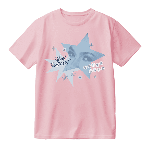 Freya Skye Silent Treatment Cotton Tee Women Men Short Sleeve Round Neck Casual Streetwear T-shirt
