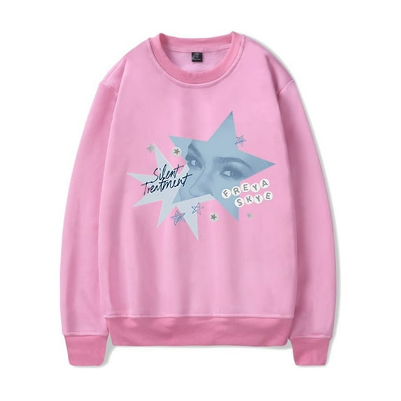 Freya Skye Silent Treatment Crewneck Sweatshirt Unisex Long Sleeve Casual Streetwear Clothes