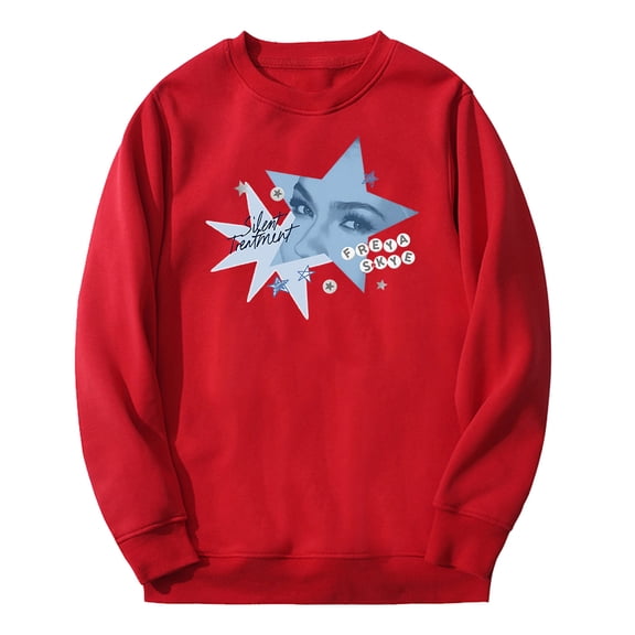 Freya Skye Silent Treatment Merch Crewneck Long Sleeve Streetwear Men Women Pullover Sweatshirt