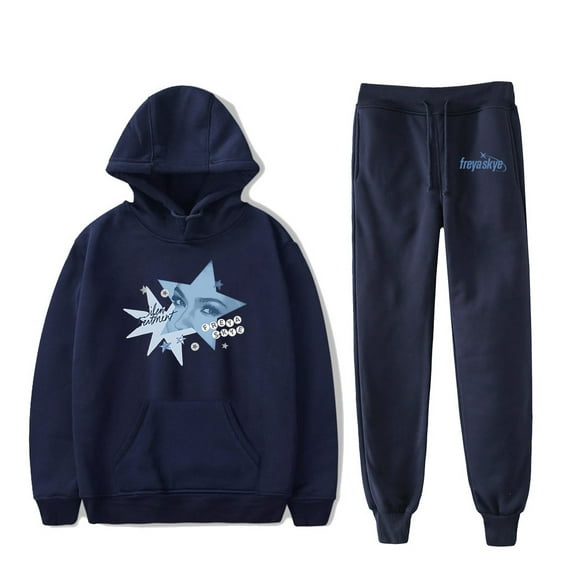 Freya Skye Silent Treatment Merch Hoodie Jogger Pants Two Piece Sets Sweatshirts Sweatpants Men Women's Set