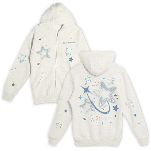 Freya Skye Silent Treatment Zip Up Hoodies Women Men Casual Long Sleeve Sweatshirt Clothes