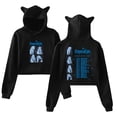 thumbnail image 1 of Freya Skye Stars Align Tour 2026 Hoodie Cat Ears Hooded Sweatshirt Long Sleeve Crop Top Women's Clothes, 1 of 3
