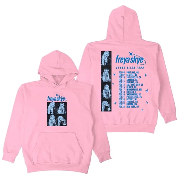 Freya Skye Stars Align Tour 2026 Hoodie  Long Sleeve Streetwear Men Women Hooded Sweatshirts