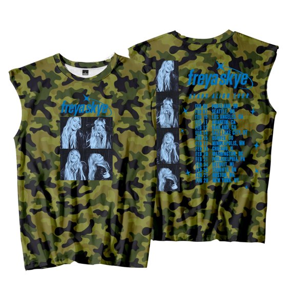 Freya Skye Stars Align Tour 2026 Tank Tops Unisex Sleeveless Vest Men Women Outdoor Streetwear Tops