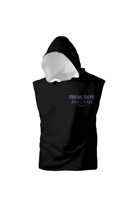 Freya Skye Stars Align Tour Hooded Tank Top Unisex Sleeveless Casual Streetwear Tops