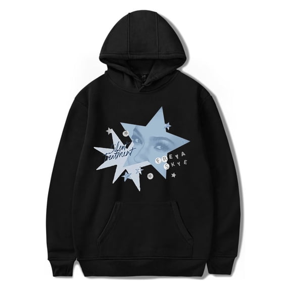 Freya Skye merch Silent Treatment Hooded music tour pullover Drawstring Pocket Sweatshirt Men/women  pullover