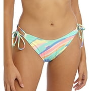 Freya Summer Reef High Leg Loop Side Bikini Swim Brief (204885),XL,Aqua