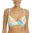 thumbnail image 1 of Freya Summer Reef Plunge Underwire Bikini Top (204802),34GG,Aqua, 1 of 5
