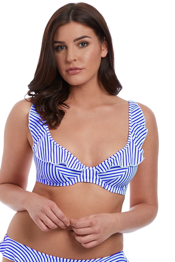 Totally Stripe Underwired High Apex Bikini Top AS6550