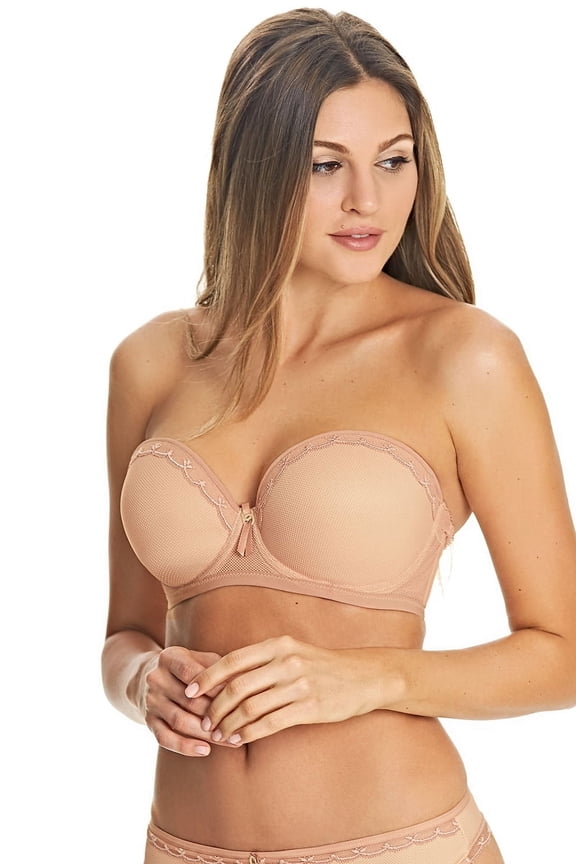 Women's Idol Allure Strapless Bra, Caf� Au Lait, 34G