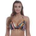 thumbnail image 1 of Freya Womens Bali Bay Soft Triangle Bikini Top, 36F, Multi, 1 of 4