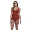 thumbnail image 1 of Freya Womens Sundance Underwire Padded Tankini Top, 38DD, Burnt Amber, 1 of 4