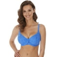 thumbnail image 1 of Freya Womens Sundance Underwire Sweetheart Padded Bikini Top, 30HH, Blue Moon, 1 of 4