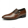 thumbnail image 1 of Frhoxug Men's Smooth Slip-On Dress Shoes For Wedding Party Office, 1 of 6