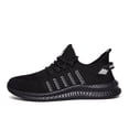 thumbnail image 1 of Frhoxug Men's Striped Running Shoes, Couple Mesh Breathable Sneakers For Outdoor Sports Tennis, 1 of 7