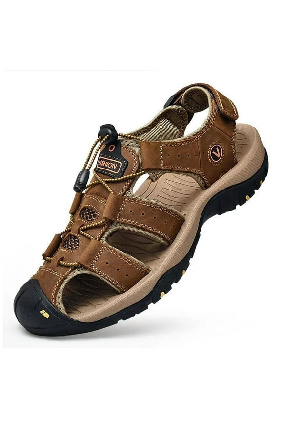 New Hollow-out Wading Shoes Men Sandals Hiking Shoes Summer Casual Beach Sandals Plus Size