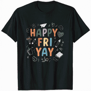 Fri-Yay Happiness Journey Tee Happy Weekend Shirt.jpg