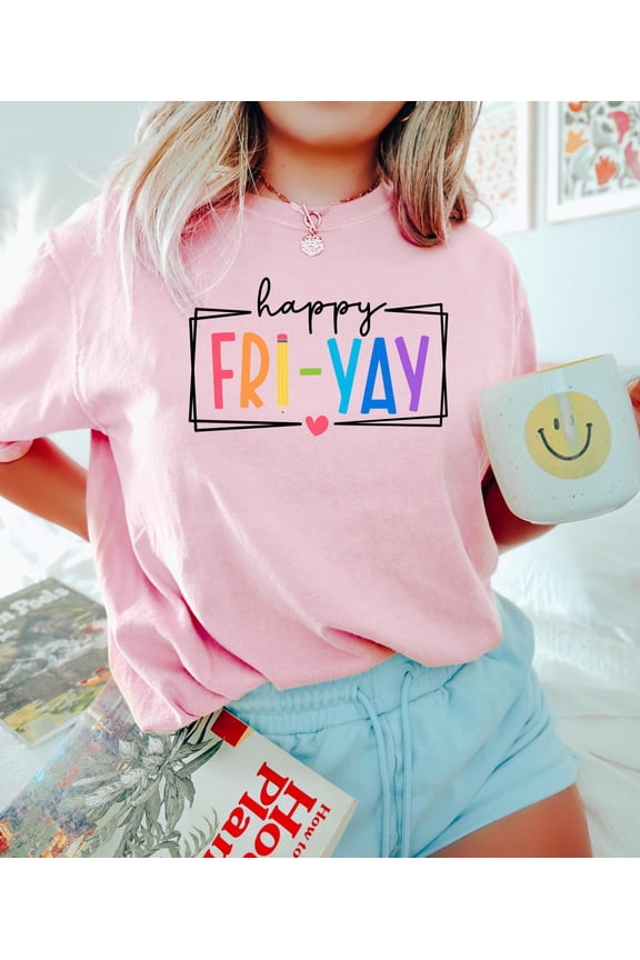 Fri-Yay Shirt, Teacher Tee, Friday Weekend Shirt, Friyay Teacher TShirt, Teacher team Tee, Teacher Saying Shirt, for Teacher, All Size S-5Xl