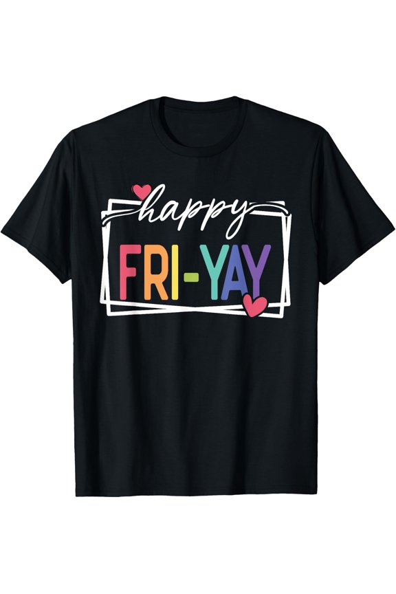 Fri Yay Teacher Weekend Apple T-Shirt