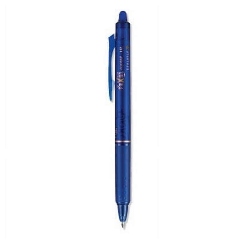 Pilot FriXion Clicker Erasable Gel Pen - 0.5 mm Pen Point Size - Retractable - Blue Gel-based Ink - 1 Dozen Pilot FriXion Clicker Erasable Gel Pen - 0.5 mm Pen Point Size - Retractable - Blue Gel-based Ink - 1 Dozen